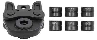 Produktbild von Rohrverpresswerkzeug, multifunktionale Pressbacke, leichtes Design, schwarz