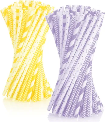 Produktbild von COM-FOUR® 200x Papier-Trinkhalme - Umweltfreundliche Strohhalme für Party, Geburtstag, Hochzeit und Abschlussfeier - nachhaltige Trinkröhrchen
