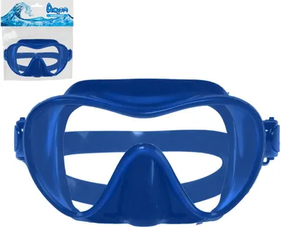 Image de Masque de plongée en silicone Atosa Bleu Bleu One Size