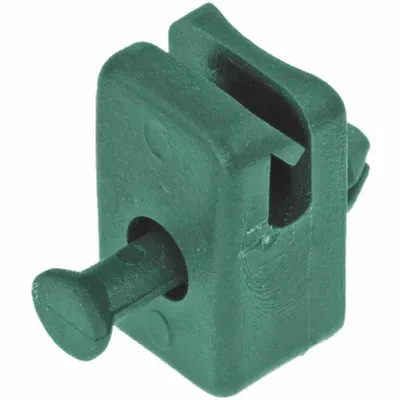 Produktbild von Alberts® Spanndrahthalter mit Nietstift, Kst., grün 655853