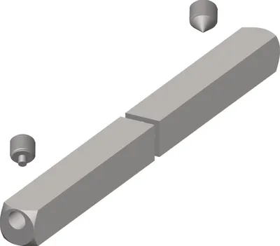 Produktbild von Panikstift NW-400-92 4-KT.9mm geteilter Vollstift TECWERK