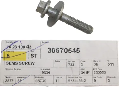 Zdjęcie produktu dla VOLVO Oryginalna śruba kolumny McPhersona M8x42 OE 30670545
