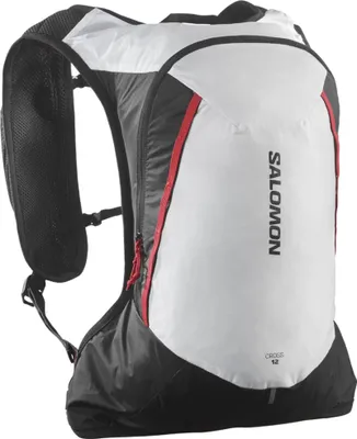 A product shot of a Salomon backpack.