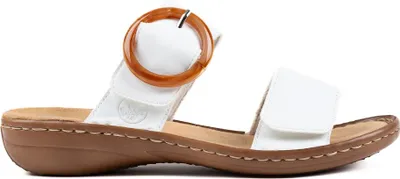 Zdjęcie produktu dla Rieker 60894-80 - Rieker Mules White Rieker Kolor: biały, Rozmiar: 41,