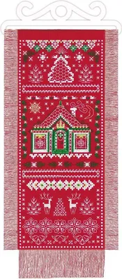 Immagine prodotto di Set per punto croce Riolis "Lapponia"; schema contato, 15x31cm