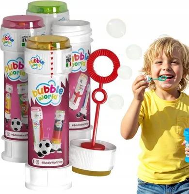 Produktbild von Seifenblasen für Kinder Fußball WM Fan Geburtstagsspaß 60ml