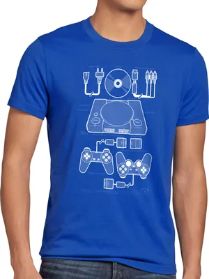 Produktbild von style3 PS1 Retro Gamer Herren T-Shirt PS gamepad konsole classic psx