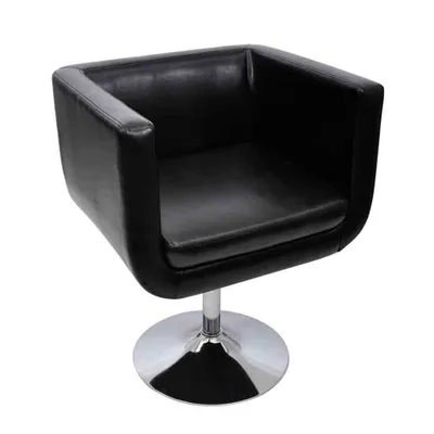 Image de Chaise de bar Noir Similicuir