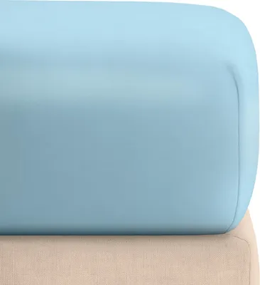 Produktbild von Bettlaken 90x200 aus Baumwolle mit Gummizug 30 cm, Jersey-Einfassung, grobe Baumwolle 160 g/m², verschiedene Farben