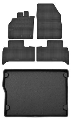 Obrázok produktu pre Gumové autokoberce SolidTread + vaňa kufra pre: Renault Scenic III 2009-2016 minivan 5 ks