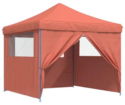 Produktbild von vidaXL Party-Zelt 292 x 292 x 315 cm Terrakotta Oxford-Stoff