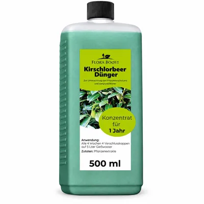 Produktbild von Flora Boost Kirschlorbeerdünger flüssig für Hecken, 500 ml