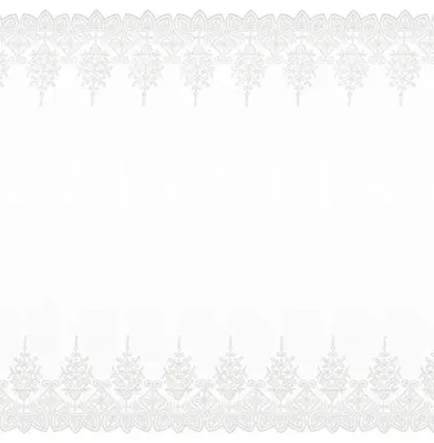 Produktbild von PartyDeco KOR45-3-008Z-KARTON, Transparent, Weiß, Blumenmuster, Satin, 9 m, 1 Stück(e)