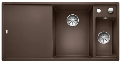 Zdjęcie produktu dla Blanco Silgranitspüle PuraDur® AXIA III 6 S-F Becken rechts cafe 523494