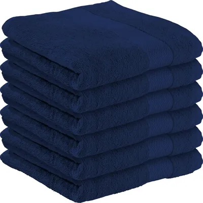 Produktbild von Erwin Müller Handtuch Sindelfingen" 6er-Pack dunkelblau 50x100 cm"