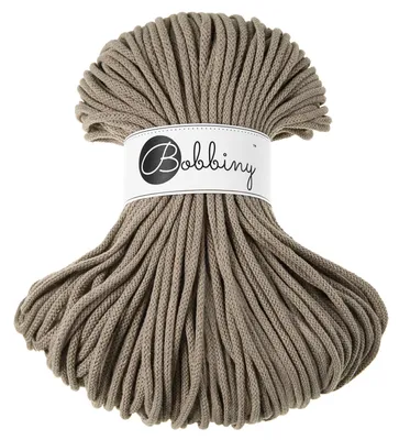 Produktbild von Bobbiny Premium 5 mm 100 m Coffee Schnur
