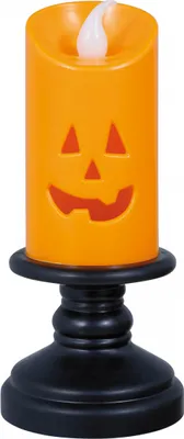 Produktbild von LED Kürbis Kerze für Halloween 12,5cm