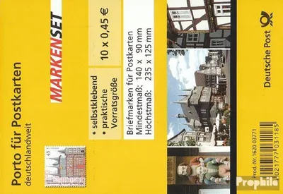 Produktbild von Briefmarken BRD (BR.Deutschland) 2009 Mi MH78 (kompl.Ausg.) gestempelt Frankenberg