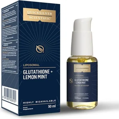 Produktbild von QUICKSILVER Liposomales Glutathion + Zitronenminze EU (50 ml)