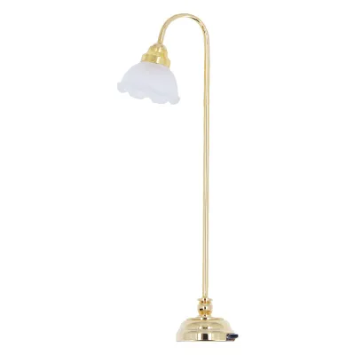 Obrázek produktu pro Miniaturní stojací lampa do domečku pro panenky, měřítko 1/12, miniaturní nábytek pro doplňky do domečku pro panenky