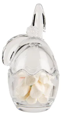 Image de Clayre & Eef Pot en verre Oeuf 6x6x12 cm Verre transparent