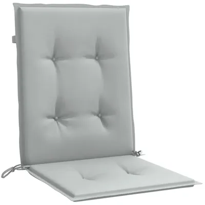 Produktbild von vidaXL Niedriglehner-Auflagen 6 Stk. Melange Hellgrau 100x50x4cm Stoff