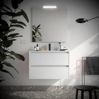Produktbild von Noja Komplett-Set 900 2 Schubladen White Satin