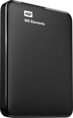 Produktbild von Western Digital Elements Portable, 4 TB, 2.5", 3.2 Gen 1 (3.1 Gen 1), Schwarz