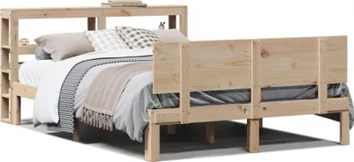 Produktbild von vidaXL Bettgestell mit Kopfteil ohne Matratze 160x200 cm