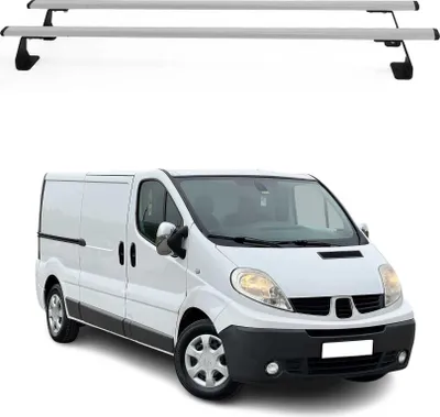 Image de Barres de toit transversales pour Nissan Primastar 2001-2014 gris