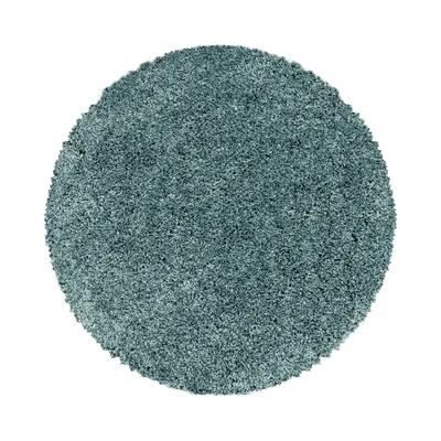 Produktbild von Hochflor Teppich SYDNEY Türkis 160 cm Rund