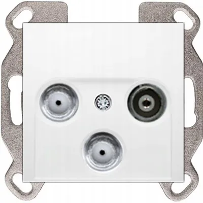 Produktbild von Berker B.kwadrat RTV 2xSAT Enddose Weiß