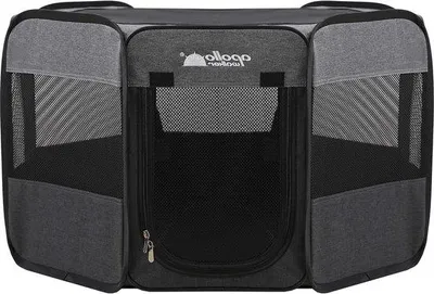 Image de Petite cage de transport pliable, en tissu Oxford, pour chiens et chats