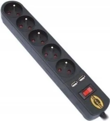 Image de Barre de protection contre les surtensions orvaldi orv-5 avec chargeur