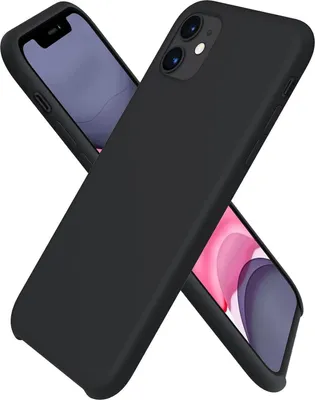 Produktbild von ORNARTO iPhone 11 Silikon Case Ultra Dünn 6,1 Zoll - Mitternachts Schwarz