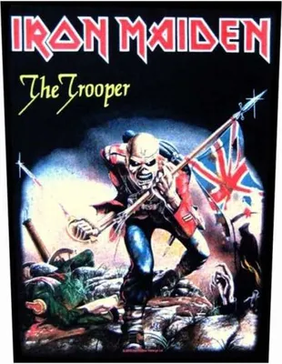 Produktbild von Iron Maiden The Trooper Rückenaufnäher