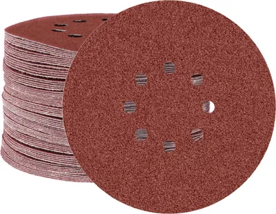 Produktbild von MioTools Fox Klett-Schleifscheiben, 225 mm, 8-Loch, f. Trockenbauschleifer, Normalkorund (10 Stk.) K36