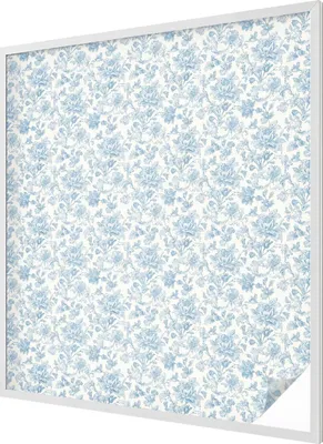 Produktbild von Buntglas Fensterfolie – 116x100 cm – Stained-Glass Design – blickdichte dekorative Sichtschutzfolie – selbstklebend, UV-Schutz – Blumenmuster