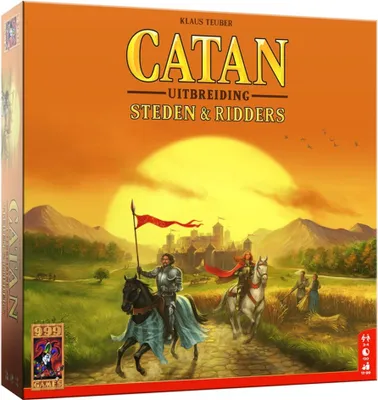 Immagine prodotto di 999 Games Catan: Steden en Ridders, espansione del gioco da tavolo, 12 anni, 120 min