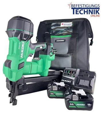 Image de Agrafeuse sans fil Hikoki N1804DA 12-40mm Basic pour agrafes Prebena E & ES HSCIII KL-12 KL-17