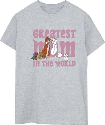 Produktbild von Disney - "The Aristocats Greatest Mum" T-Shirt für Damen BI10464 (S) (Grau)