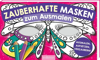 Produktbild von Zauberhafte Masken zum Ausmalen