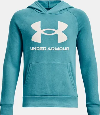 Produktbild von Under Armour Ua Rival Fleece Hoodie-Blau 1357585-433__YSM