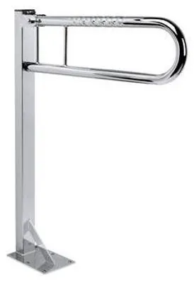 FRELU Stützklappgriff aus Edelstahl mit Standsäule für die Bodenmontage Frelu SKGS600F - SKGS700F - SKGS850F