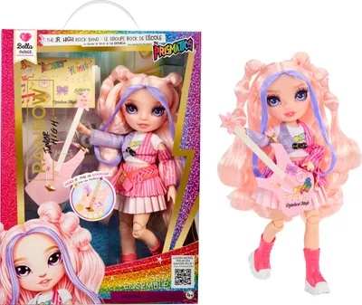 Produktbild von Rainbow High Jr High Rockband Fashion Dolls - Bella, Modepuppe, Weiblich, 4 Jahr(e), Junge/Mädchen, Mehrfarbig