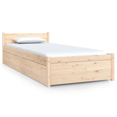 Produktbild von Bett mit Schubladen 75x190 cm