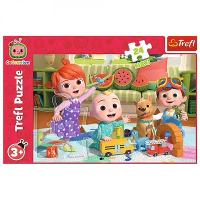Produktbild von TREFL Puzzle Cocomelon: Bereit fü r Abenteuer MAXI 24 Teile