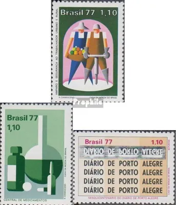 Produktbild von Briefmarken Brasilien 1977 Mi 1590-1591,1596 (kompl.Ausg.) postfrisch Sozialfürsorge