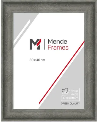 Produktbild von MendeFrames H230 Bilderrahmen Landhaus graubraun 70x90 cm Klarglas