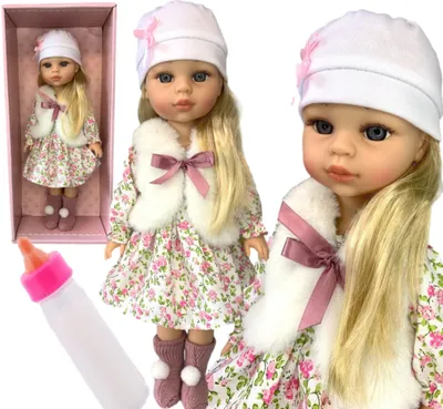 Produktbild von Babypuppe 38 cm realistische Kinderpuppe, spricht und singt, mit magischer Flasche
